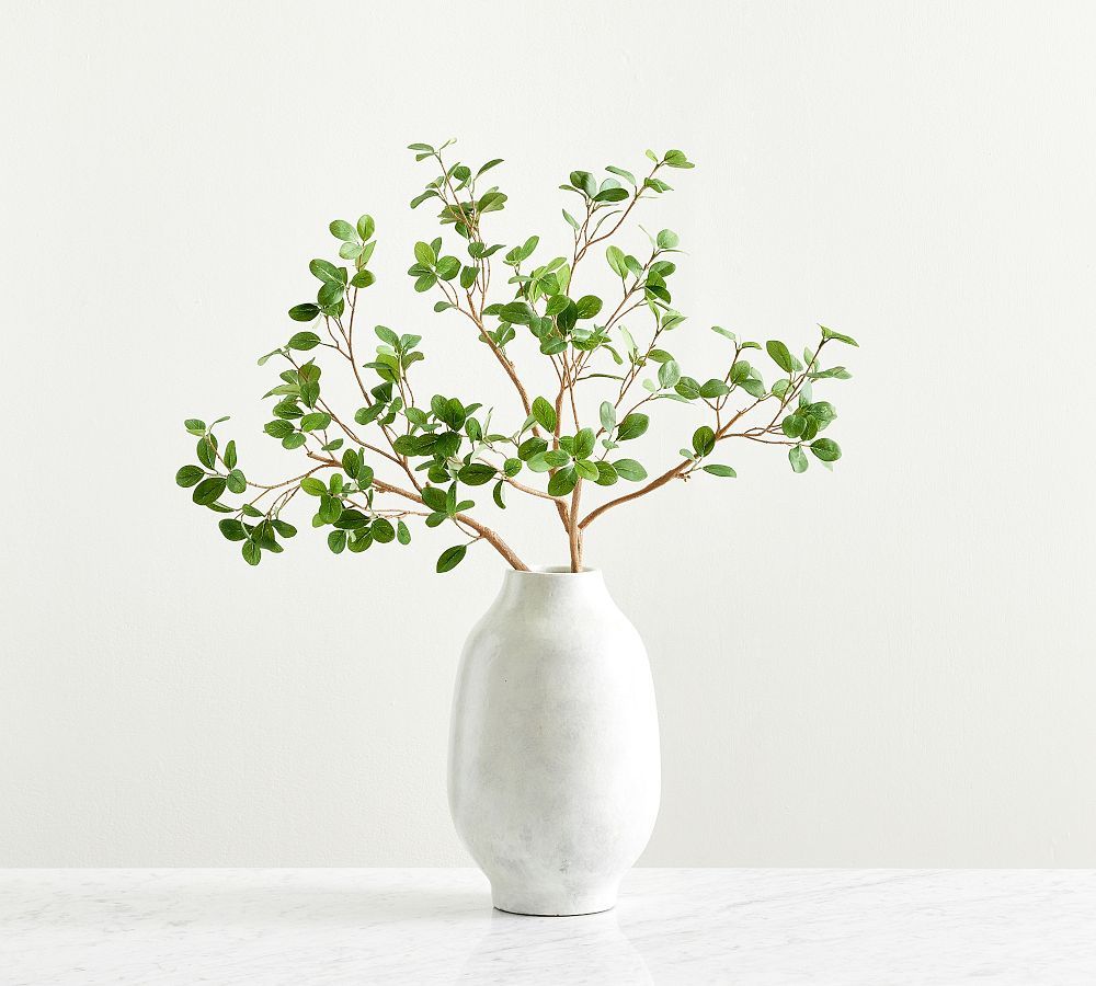 Faux Green Leaf Branch | Pottery Barn (US)