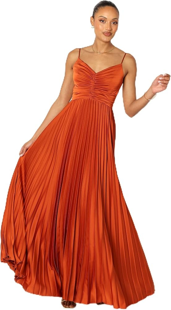 Petal & Pup Women's Naira Pleated Maxi Dress | Amazon (US)