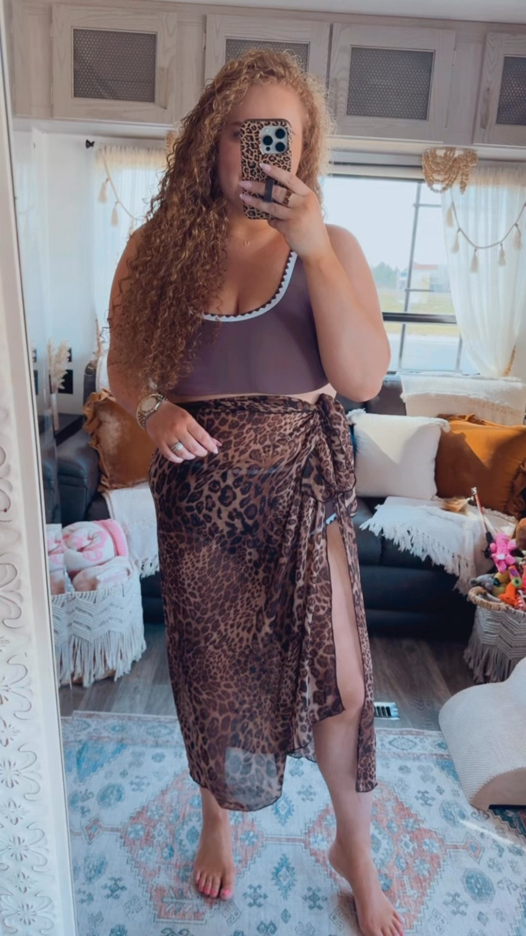 Spring break ready 🌴☀️ Sharing this Amazon bikini + the cutest leopard sarong for all your warm weather getaways. Perfect for beach days, poolside lounging, and resort vacations. 🥥🌴Linking this easy spring travel swim look here on my LTK 🤎🐆  spring break outfit | spring break fashion | spring travel outfit | vacation outfit | resort wear | resort outfit | beach vacation outfit | poolside outfit | amazon swimwear | amazon bikini | brown bikini | leopard sarong | amazon fashion | beach outfit | tropical vacation outfit | vacation style | warm weather outfit | swimsuit cover up | beach cover up | amazon spring fashion | resort vacation style | pool day outfit | island vacation outfit | spring getaway outfit


#LTKSpringSale #LTKSwim #LTKTravel