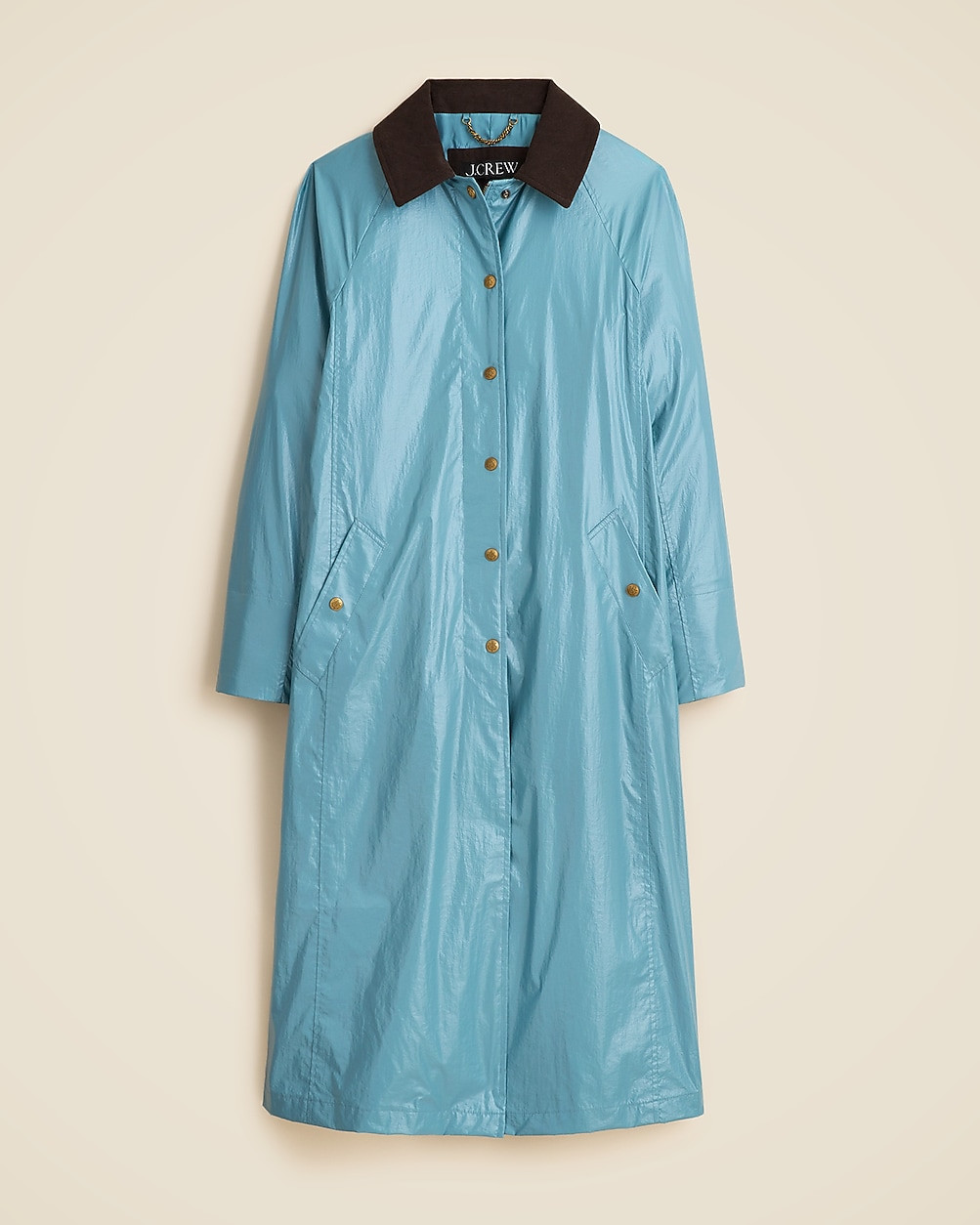 Shiny long Barn Jacket™ | J. Crew US
