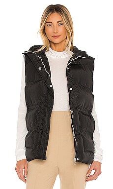 Toast Society Aries Puffer Vest in Black from Revolve.com | Revolve Clothing (Global)
