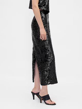 Sequin Maxi Skirt | Gap (US)