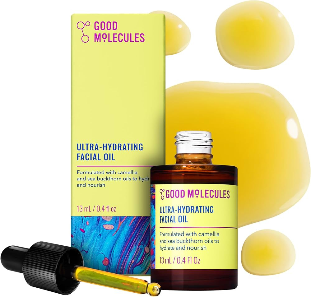 Good Molecules Ultra-Hydrating Facial Oil - Face Moisturizer with Nourishing Sea Buckthorn and Ca... | Amazon (US)