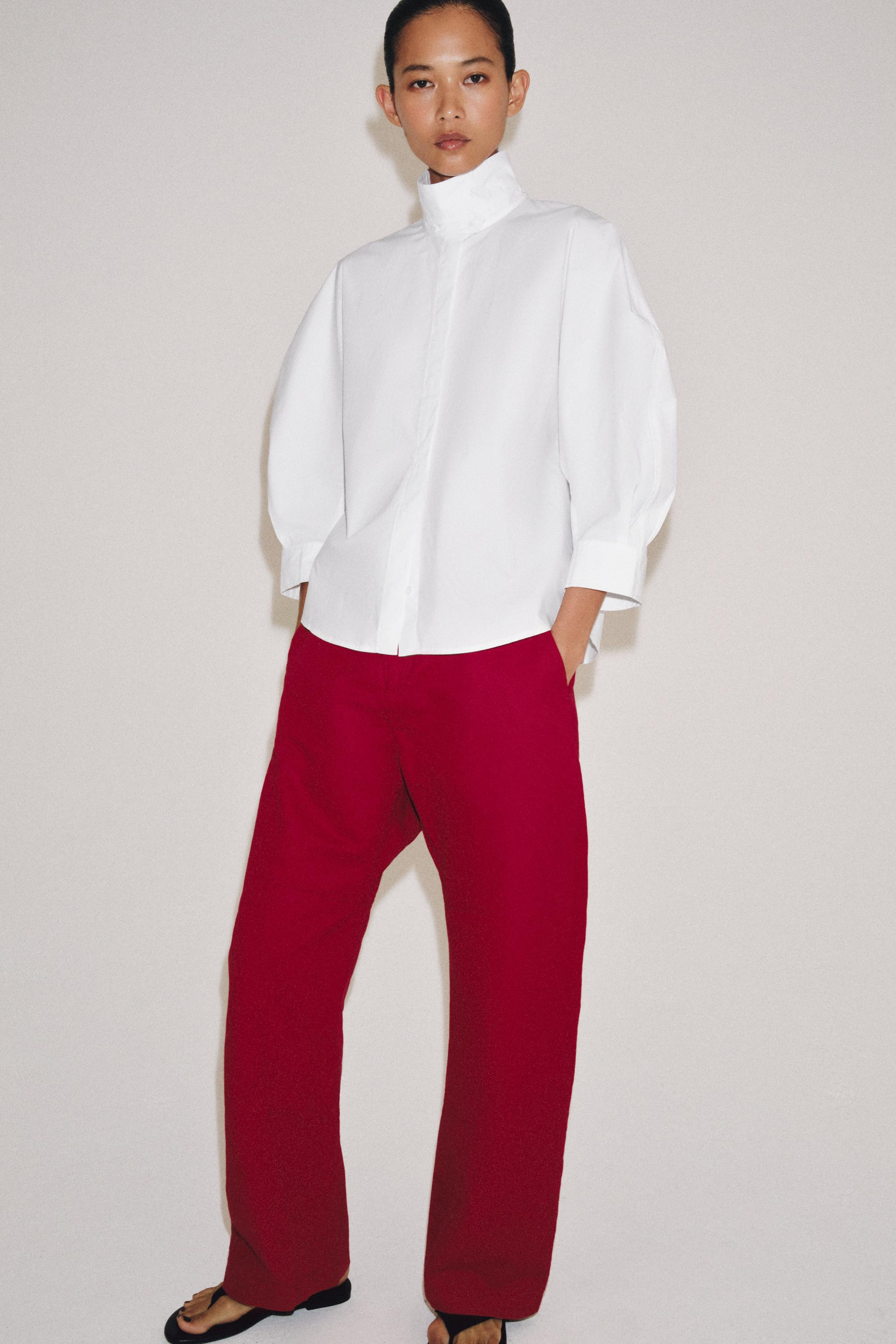 ZW COLLECTION PUFF SLEEVE SHIRT | Zara US