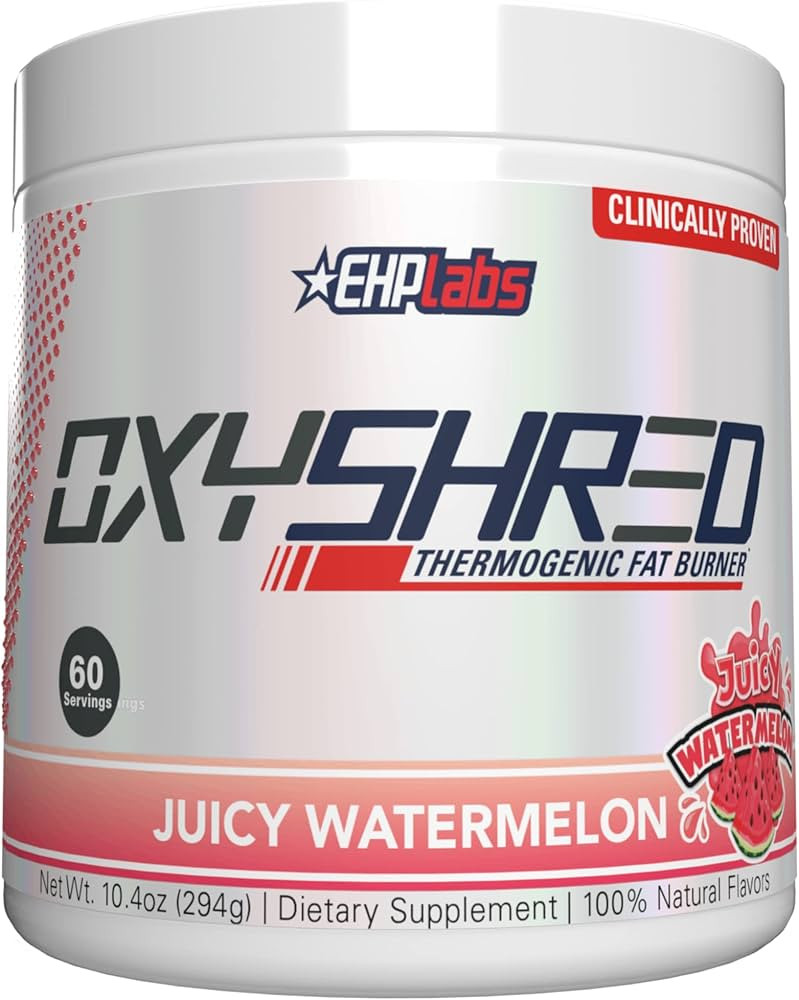 EHPlabs OxyShred Thermogenic Pre Workout Powder & Shredding Supplement - Clinically Proven Prewor... | Amazon (US)