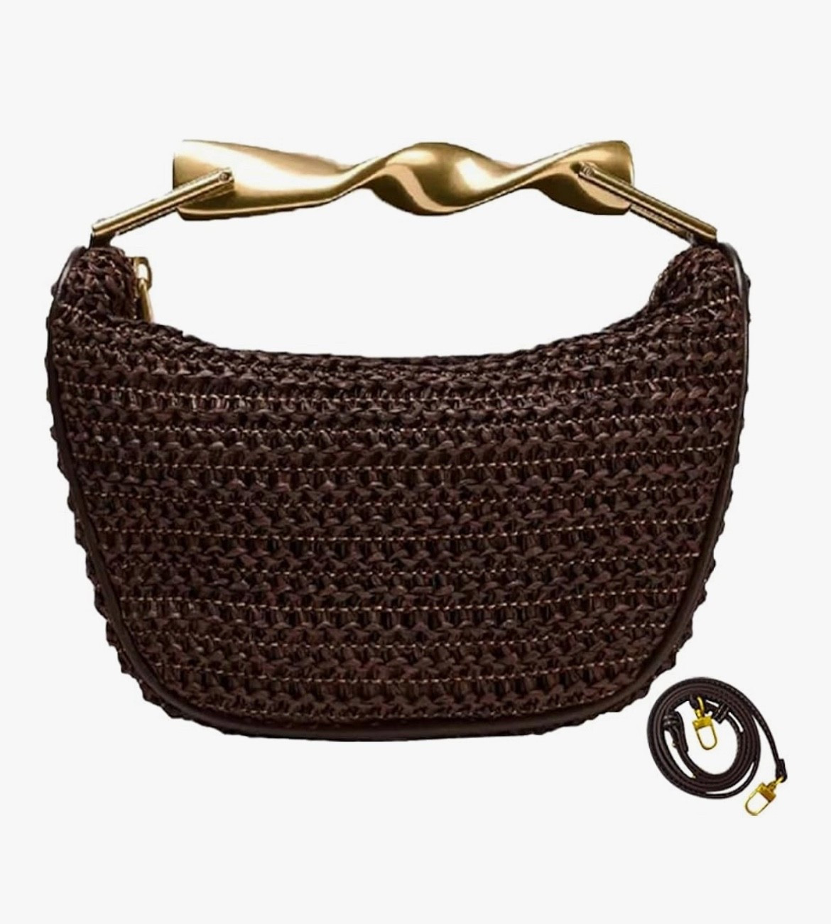 This brown raffia bag with gold detailing is the perfect summer bag! And it’s from Amazon under $40!! Zara was selling the exact same one for $60. #amazon #amazonfashion #summerbag #zara #zaradupe

#LTKFindsUnder50 #LTKStyleTip #LTKSaleAlert