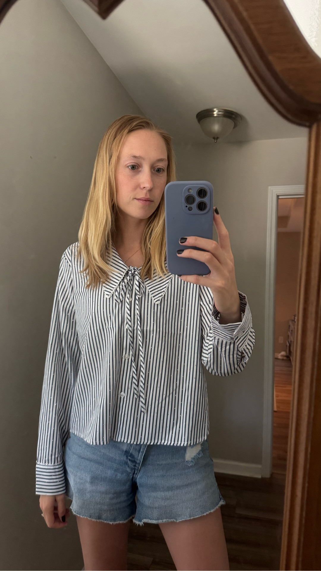 Striped rhinestone embellished top

#LTKStyleTip #LTKSeasonal #LTKFindsUnder100