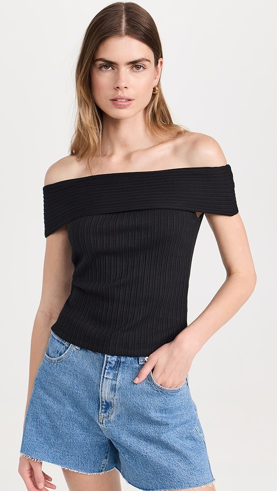 Madewell Ribbed Off-the-Shoulder Top | Shopbop | Shopbop