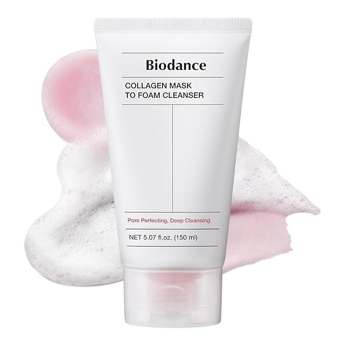 BIODANCE Collagen Mask To Foam Cleanser, 2-in-1 Pore Care and Hydrating Foaming Facial Cleanser f... | Amazon (US)