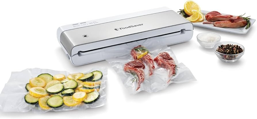 FoodSaver Compact Vacuum Sealer Machine with Sealer Bags and Roll for Airtight Food Storage and S... | Amazon (US)