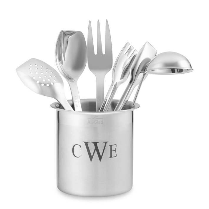 All-Clad Cook Serve Stainless-Steel Tools, Set of 6 | Williams-Sonoma