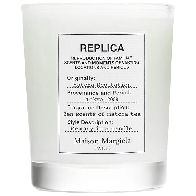 Maison Margiela REPLICA' Matcha Meditation Candle 5.8 oz / 165 g | Amazon (US)