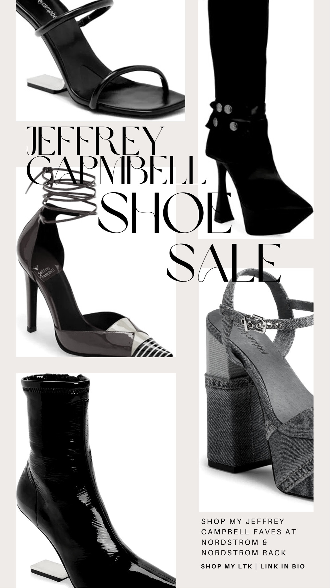 Jeffrey Campbell has always been such a fun, edgy & sexy brand to me. This season their heels and boots really caught my eye, and I thought I’d share some of the favorites that can’t seem to stay in stock. Check them out on this new LTK post!

#LTKsalealert #LTKFind #LTKshoecrush