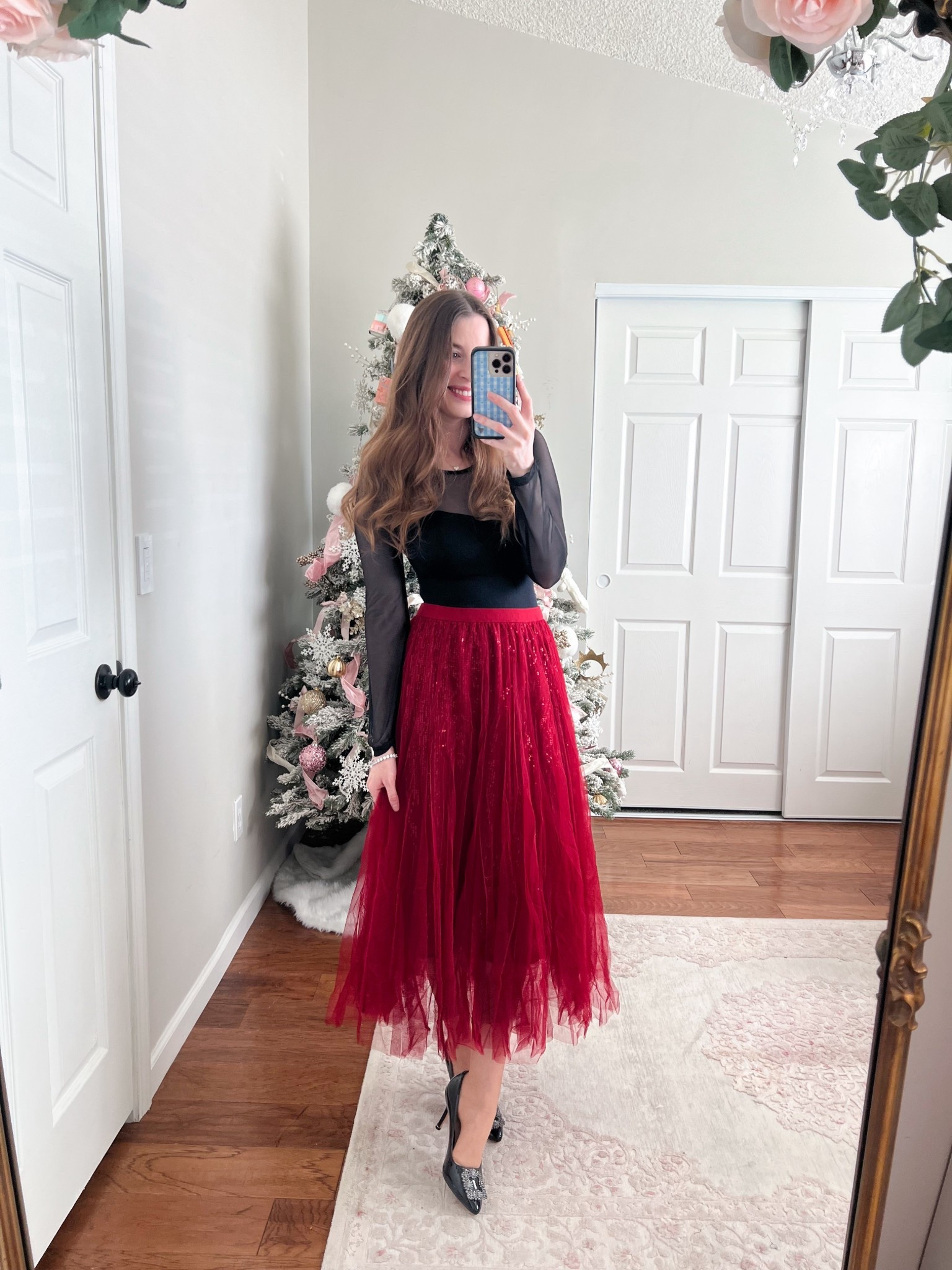 Amazon Christmas Day & holiday party look - skirt runs big 

#LTKHoliday