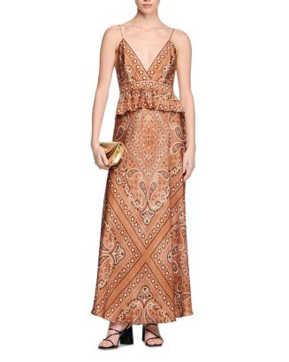 Sandro Bandana Print Maxi Dress | Bloomingdale's Women Dresses Evening & Formal Gowns | Bloomingdale's (US)