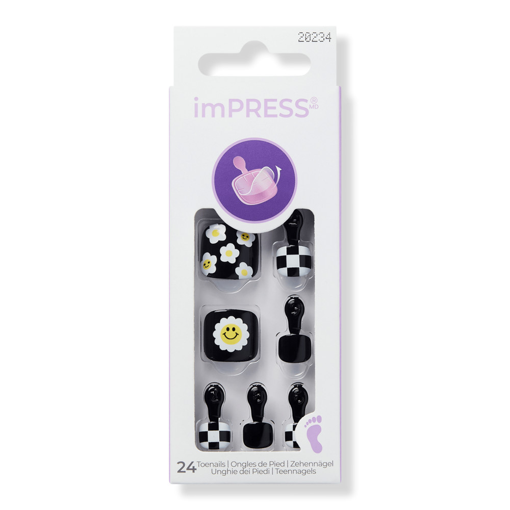 Kiss imPRESS Press On Toenails - Cool It Down | Ulta