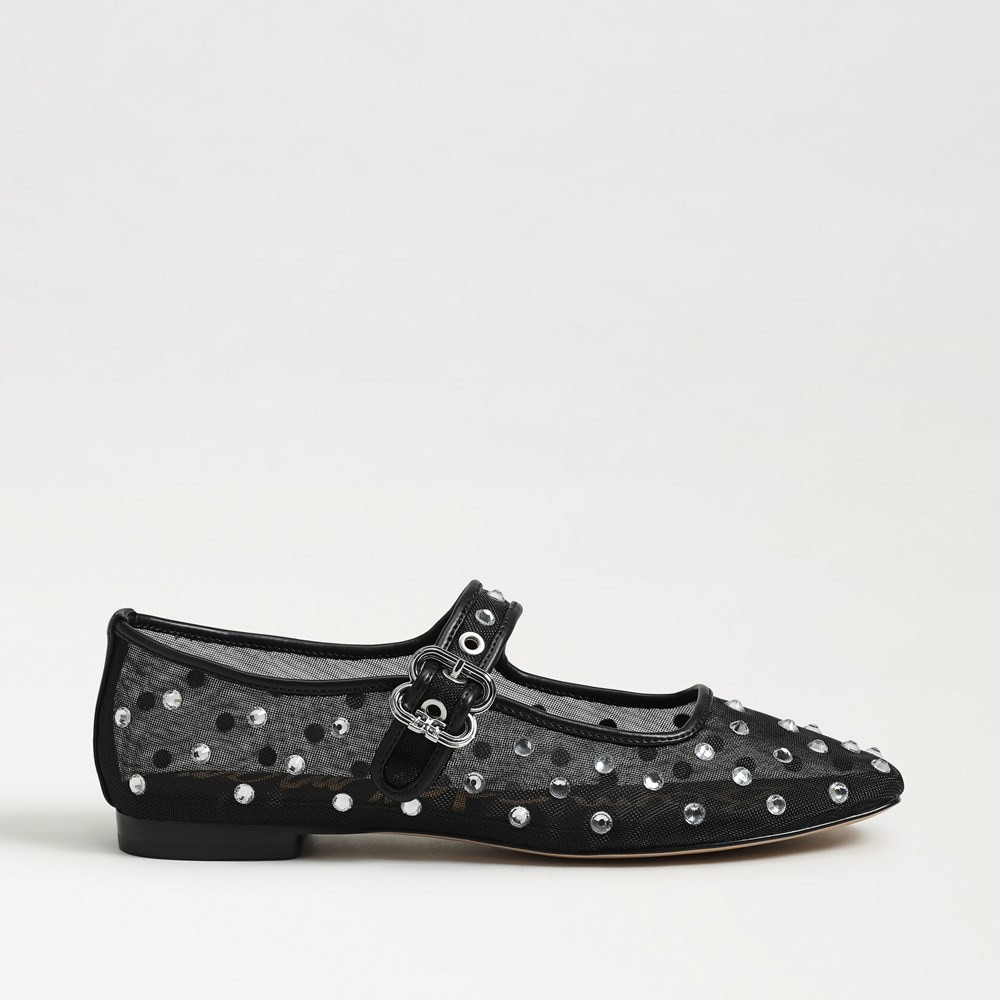 Sam Edelman Michaela Shine Mary Jane Flat | Women's Flats and Loafers | Sam Edelman