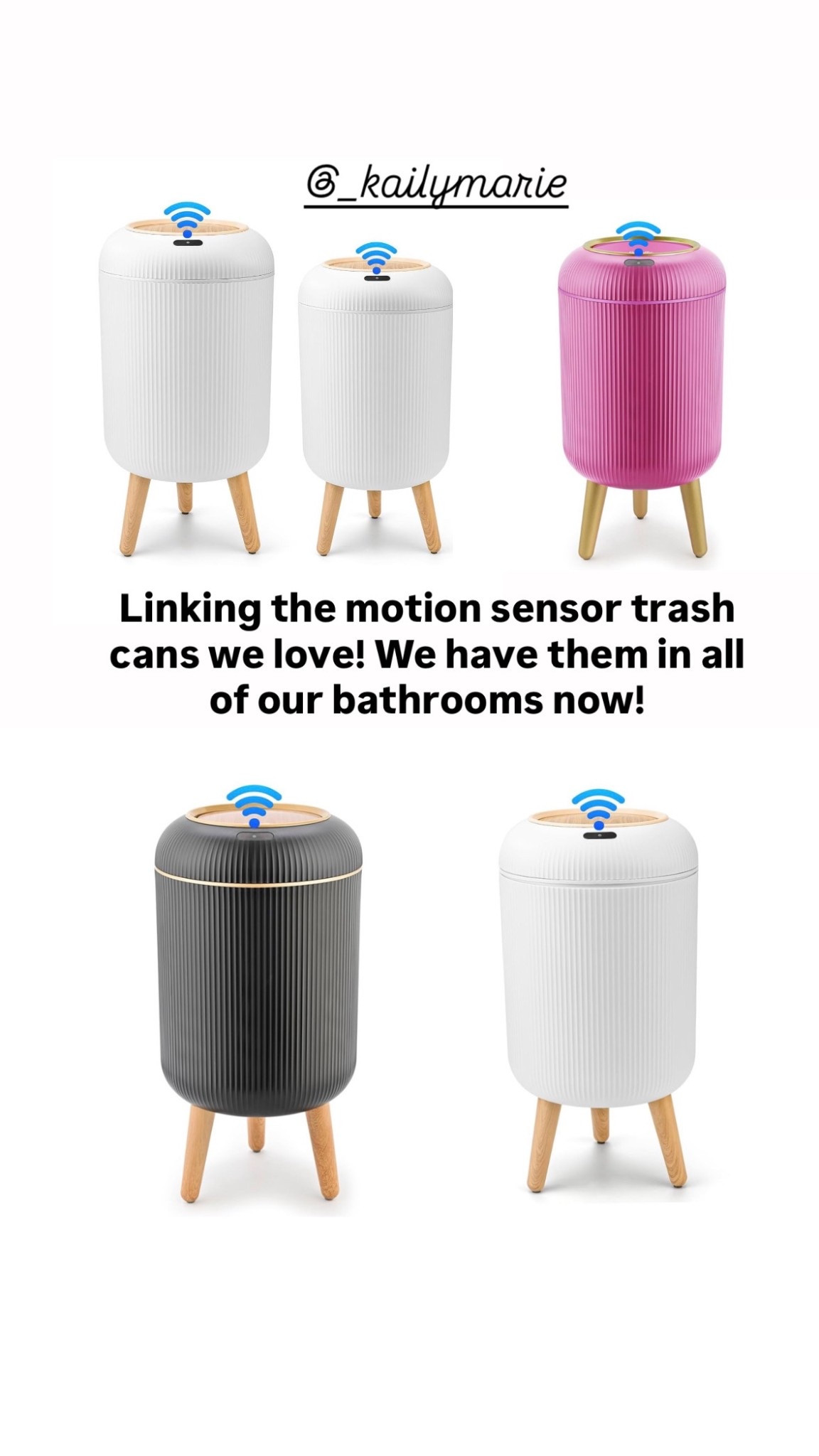 We have these motion sensor trash cans in all of our bathrooms now! We love them! 

#LTKSaleAlert #LTKFallSale #LTKHome
