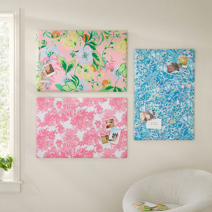 Lilly Pulitzer No Nails Pinboards | Pottery Barn Teen
