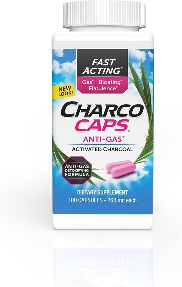 Fast Acting Gas Relief for Bloating & Flatulence, Drug Free Detoxifying Activated Charcoal Formul... | Amazon (US)