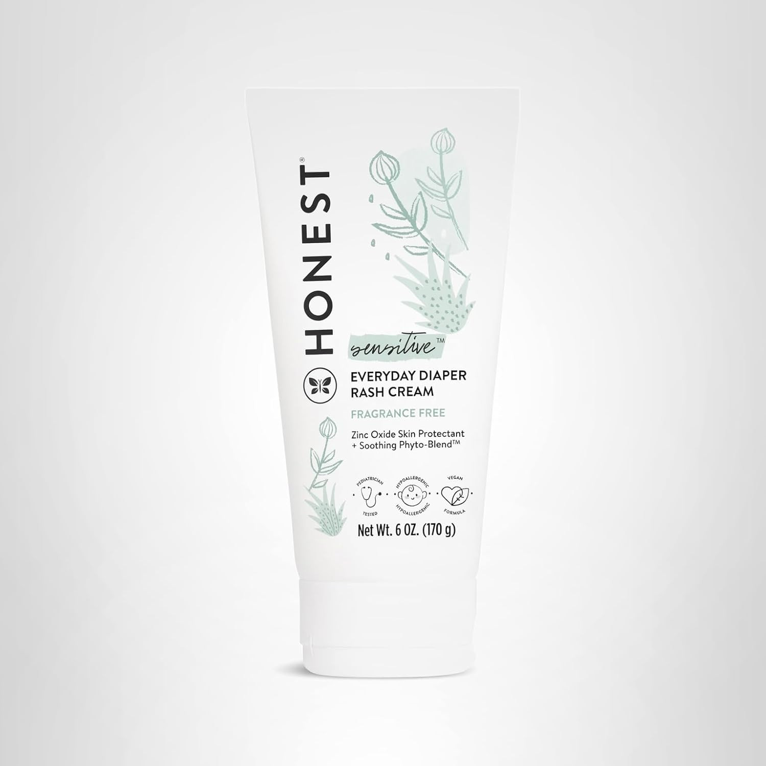 The Honest Company Hypoallergenic Diaper Rash Cream | Moisturizing + Calming Zinc Oxide Ointment ... | Amazon (US)