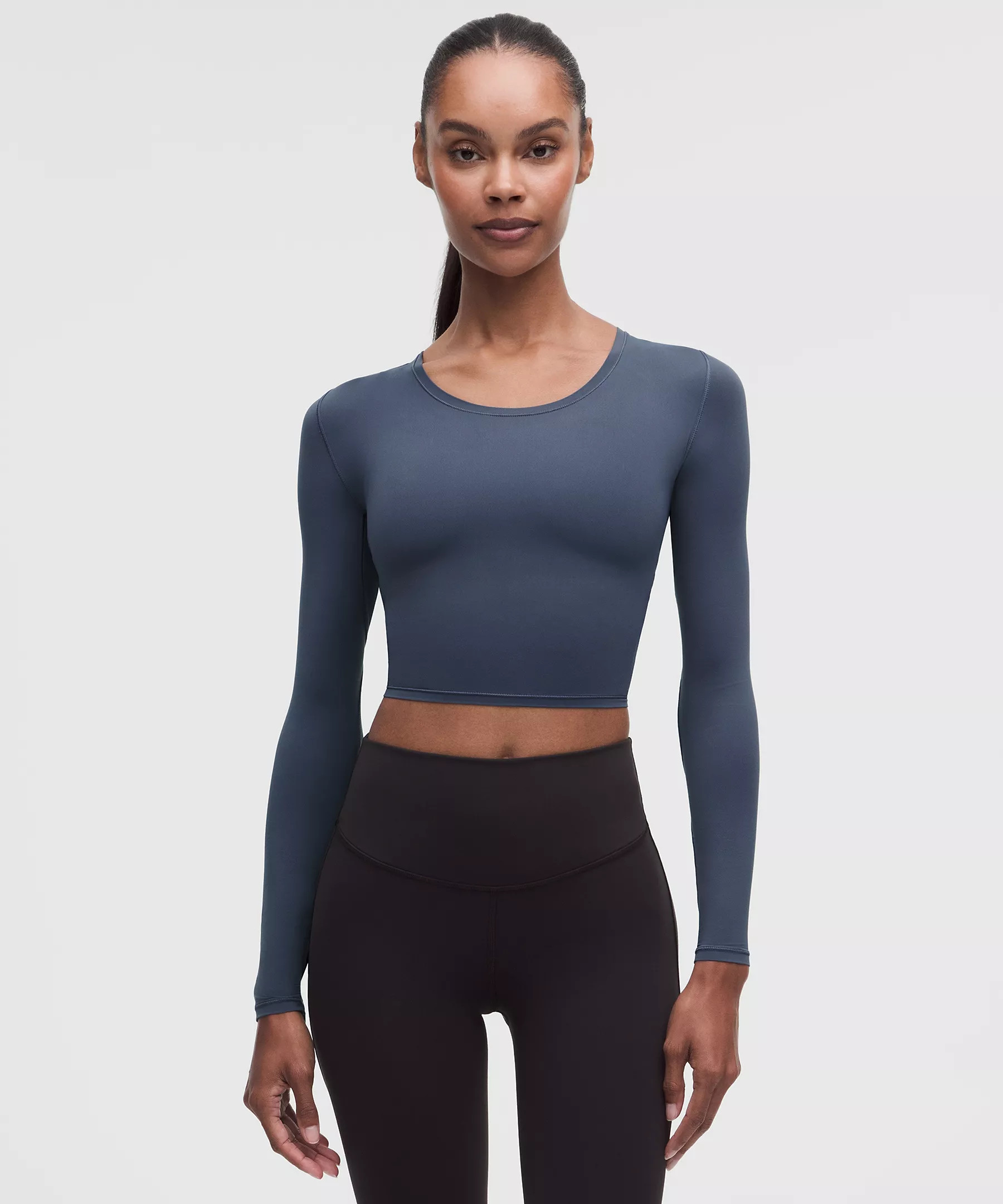 Unrestricted Power Cropped Long-Sleeve Shirt | Lululemon (US)