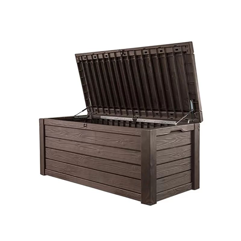 Keter Westwood 150 Gallon Large Durable Resin Outdoor Storage Deck Box For Furniture and Supplies | Wayfair North America