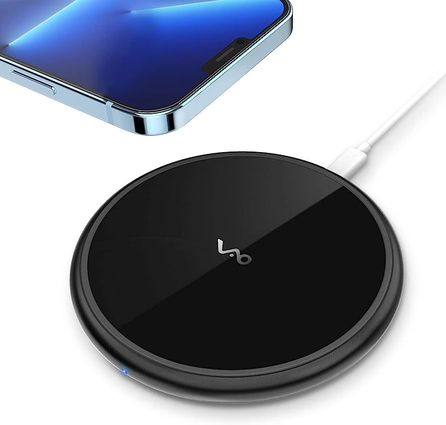 Wireless Charger,Vebach Qi Certified Aluminum Frame 10W Fast Wireless Charging Pad Non-Slip Desig... | Amazon (US)