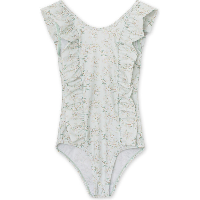 Mini A Ture | Delicia Toddler Swimsuit, Pale Aqua (Blue, Size 5-6Y) | Maisonette | Maisonette