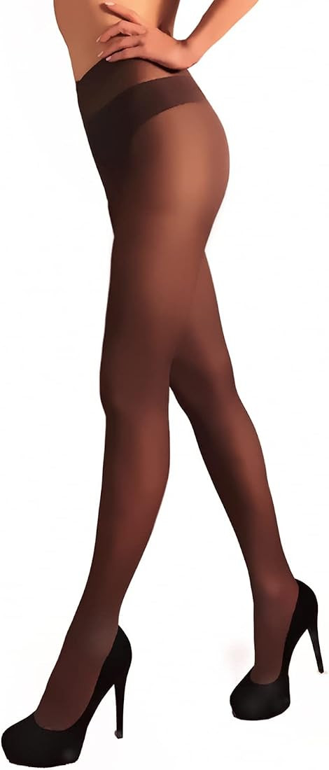Mila Marutti Women's Tights Semi Opaque Stockings for Women Pantyhose Microfiber Nylons - Made in... | Amazon (US)