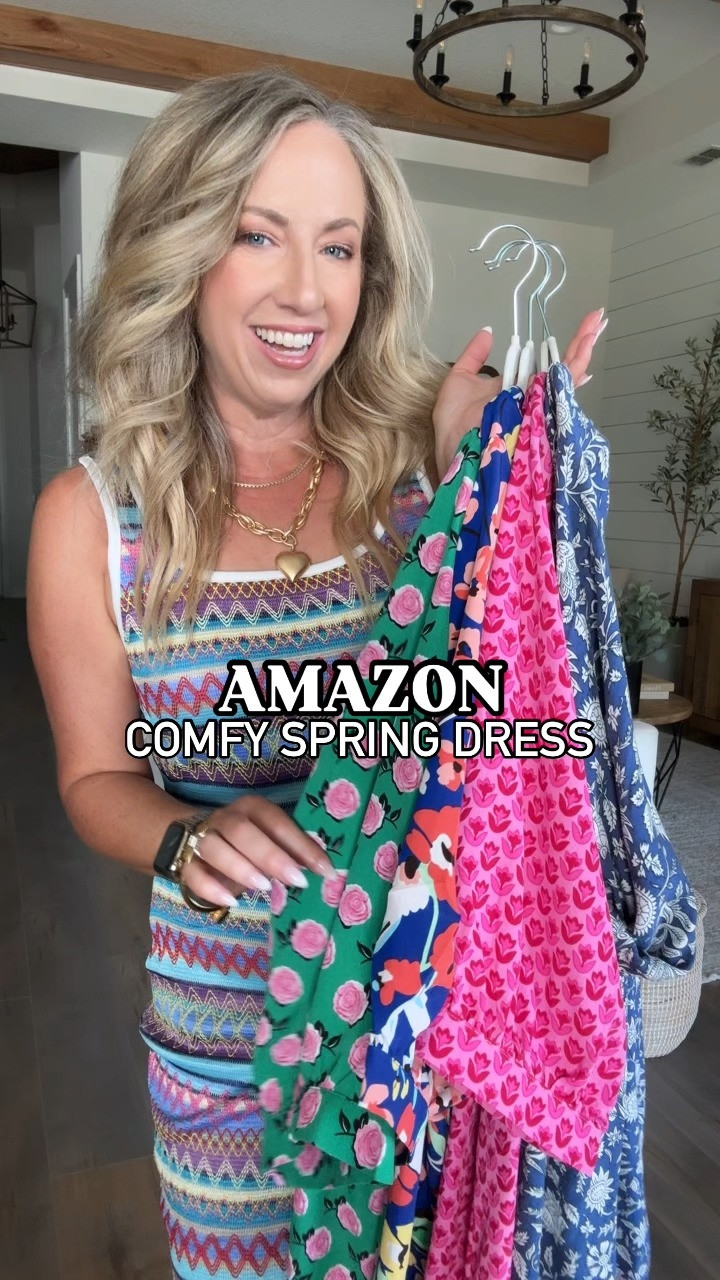 Easy Amazon spring dress 🌸 Lightweight, flowy and perfect for everyday wear or vacation. Bump friendly, food-baby friendly dress. Wearing a size S!

Amazon spring dress, floral mini dress, casual flowy dress, lightweight summer dress, affordable amazon fashion, everyday outfit, vacation dress, short sleeve dress, boho style dress, spring outfit women, affordable finds. 

 #LTKootd #LTKSeasonal