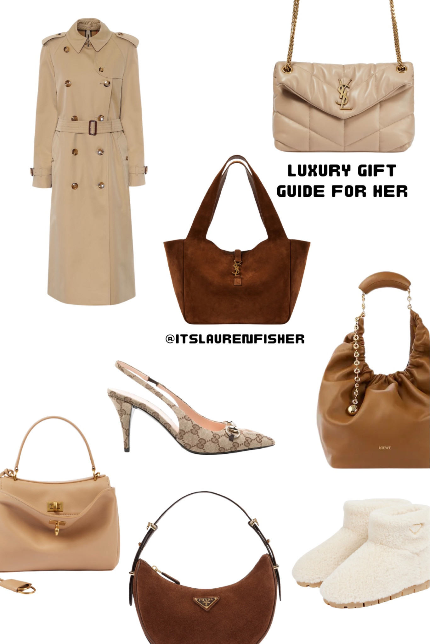 Luxury gift guide for her 

#luxuryfashion #christmasgift #christmasgiftguide #giftideasforwomen #giftguideforher



#LTKgiftguide #LTKwinter #LTKluxury