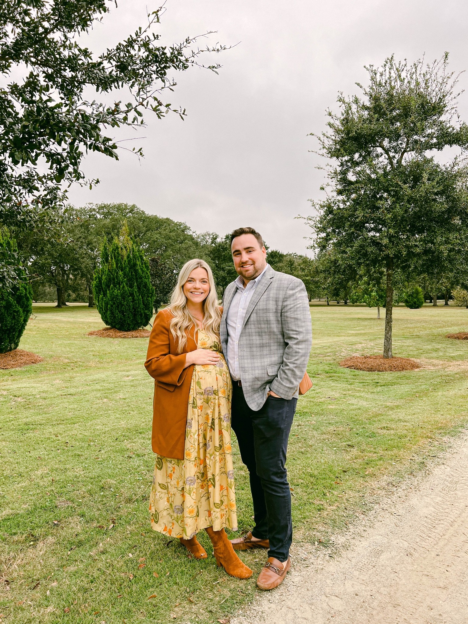 Celebrating our friends elopement last night 💫 love this fall dress SO much! Non-maternity, but I sized up to a Medium and got the waistline tailored to an empire waistline to accommodate the bump 🥰

#LTKbump