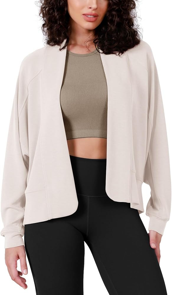 ODODOS Women's Modal Soft Open Front Cardigans Long Sleeve Casual Wrap Outwear | Amazon (US)
