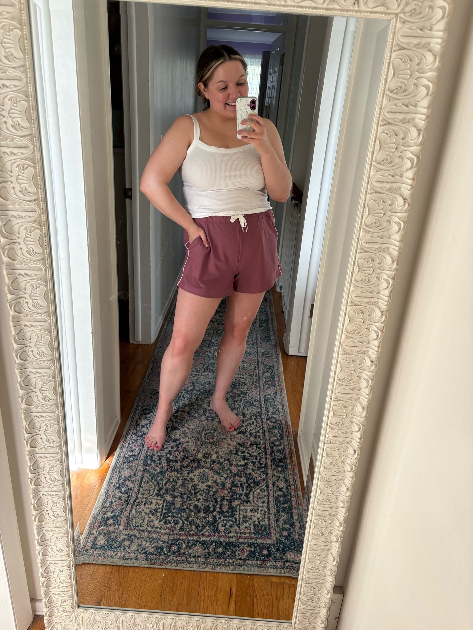 🚨 50% off 

My all time favorite “mom shorts”! The perfect length so the booty doesn’t hang out but they aren’t granny long. 

They come in multiple colors, and are perfect for all activities with littles. I wear them for day to do, to work out, as a beach cover up 12/10 recommend. 

Wearing a large

#LTKootd #LTKmomlife #LTKSaleAlert