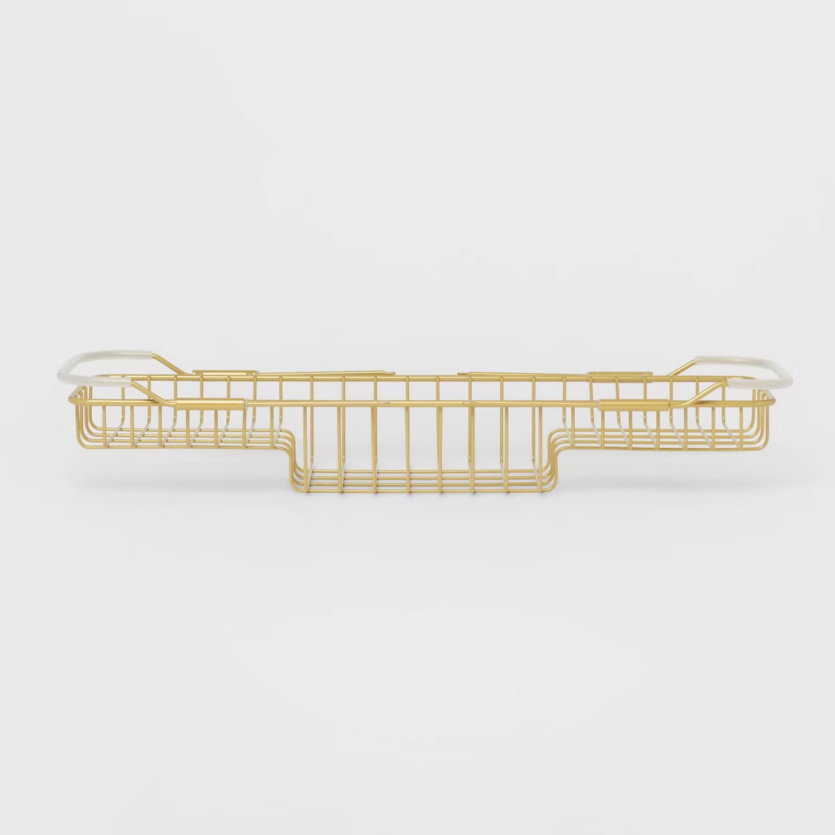 Metal Bathtub Tray with Expandable Arms Brass - Room Essentials™ | Target