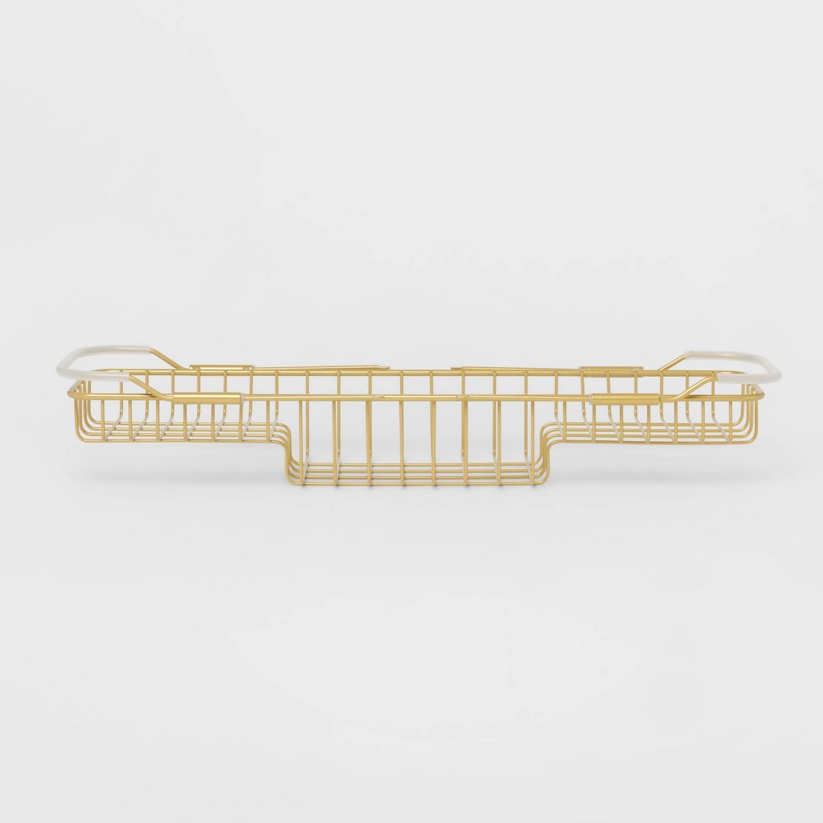Metal Bathtub Tray with Expandable Arms Brass - Room Essentials™ | Target