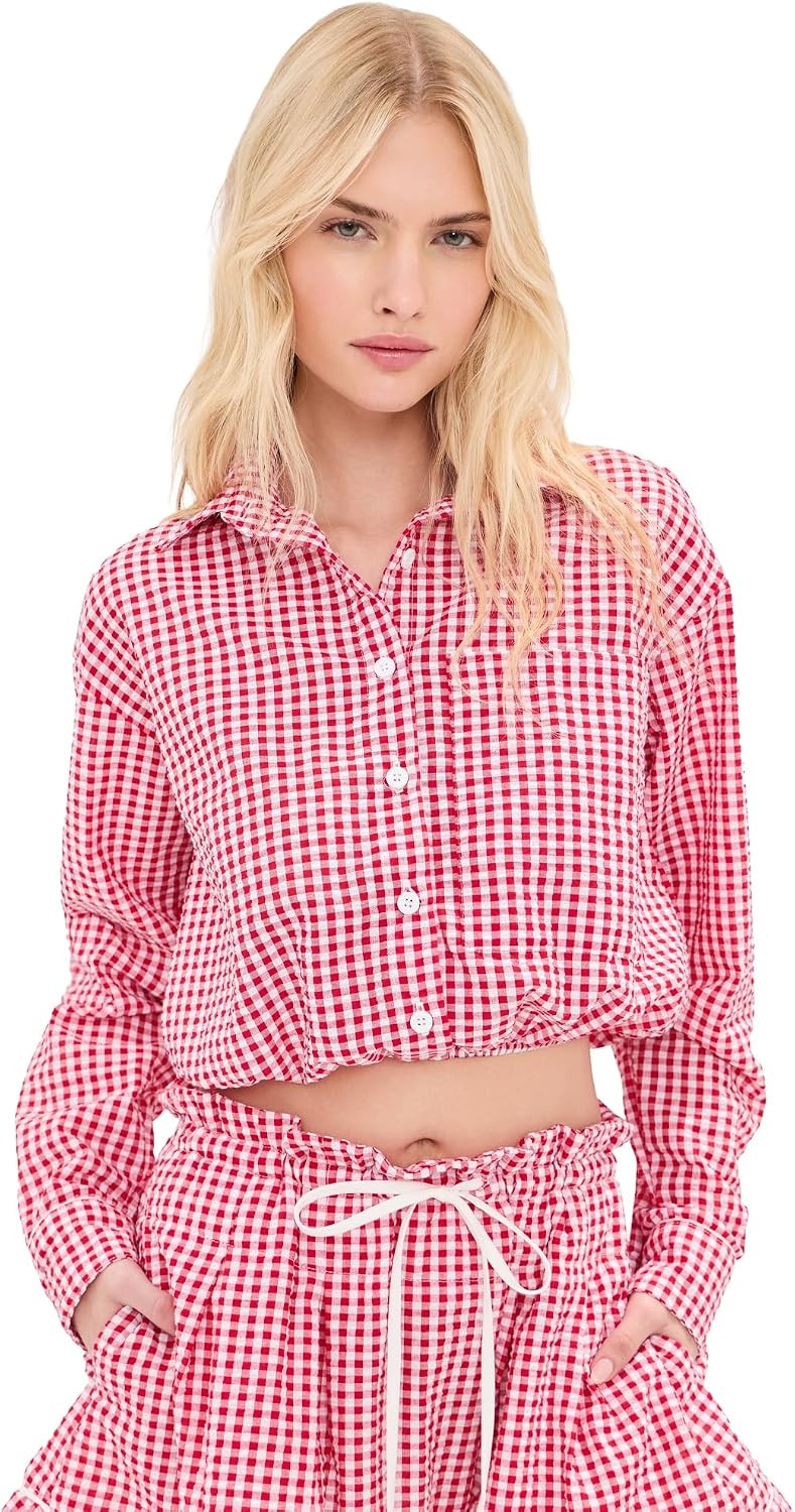 LE BOP Women's Wylie Button Down Shirt | Amazon (US)