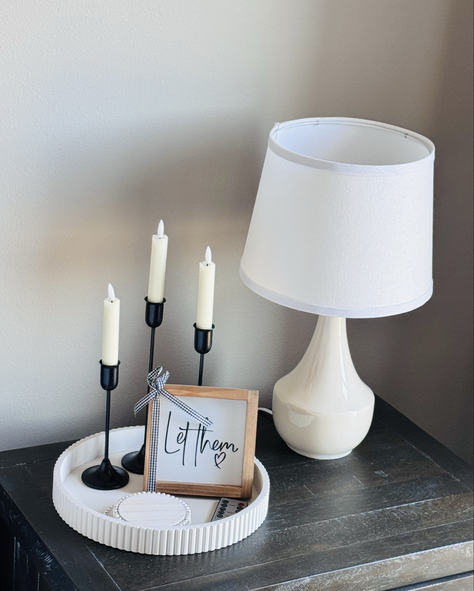 Little refresh, big difference ✨

Swapped out our lamps and a few accessories with some simple Amazon finds and I love how cozy and clean everything feels now. The lighter lamps brighten up the space, and adding a few candles, books, and meaningful pieces made it feel warm and homey without a big makeover.

Sometimes it’s the small changes that make a space feel brand new.

#amazonhome #amazon #bedroom #bedroomdecor

#LTKHome #LTKmomlife #LTKOver40