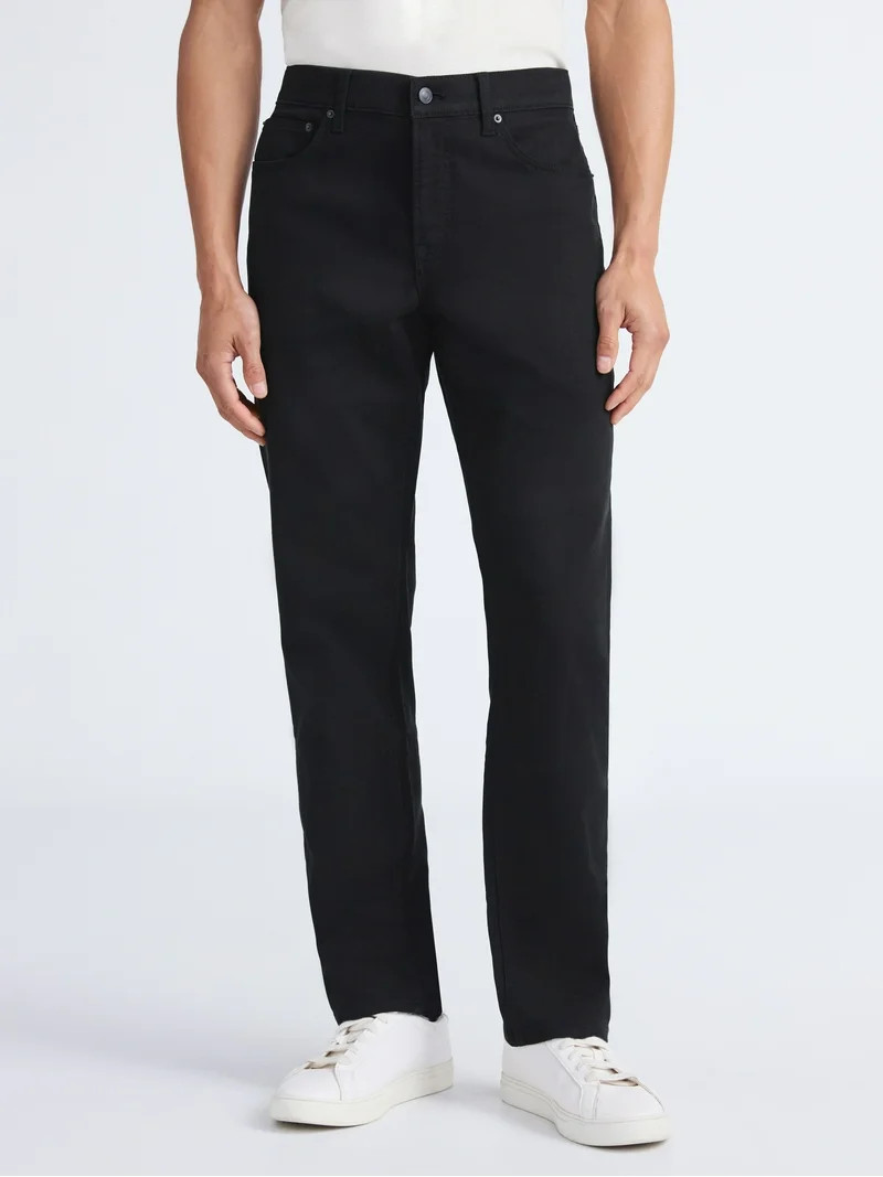 Free Assembly Men's Modern Straight Five Pocket Pants, Waist Sizes 30-42 | Walmart (US)