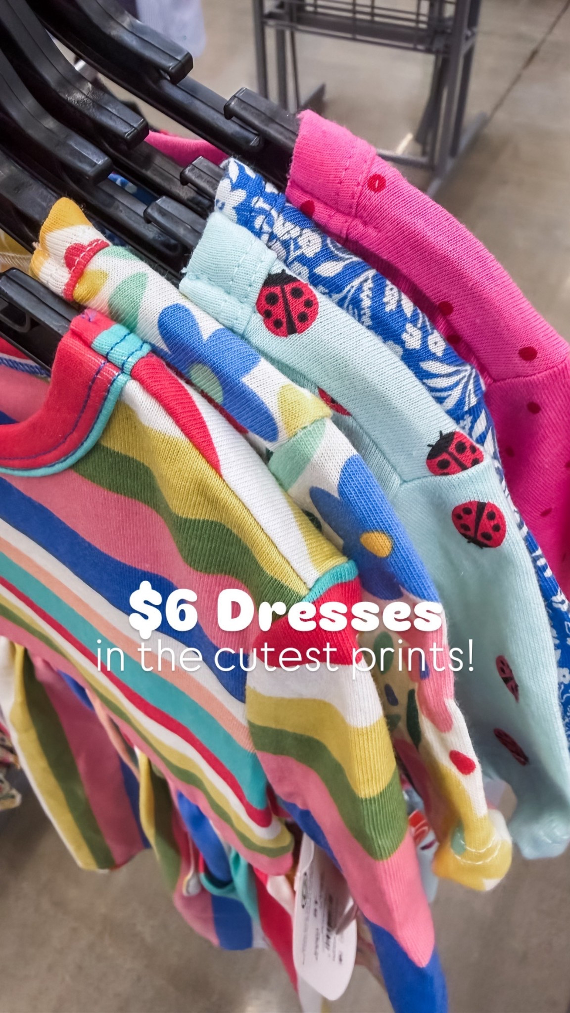 These $6 dresses are SO cute for spring! I love the bright, fun prints 🐞🌈🌼 Spring girls clothes

#LTKKids #LTKmomlife