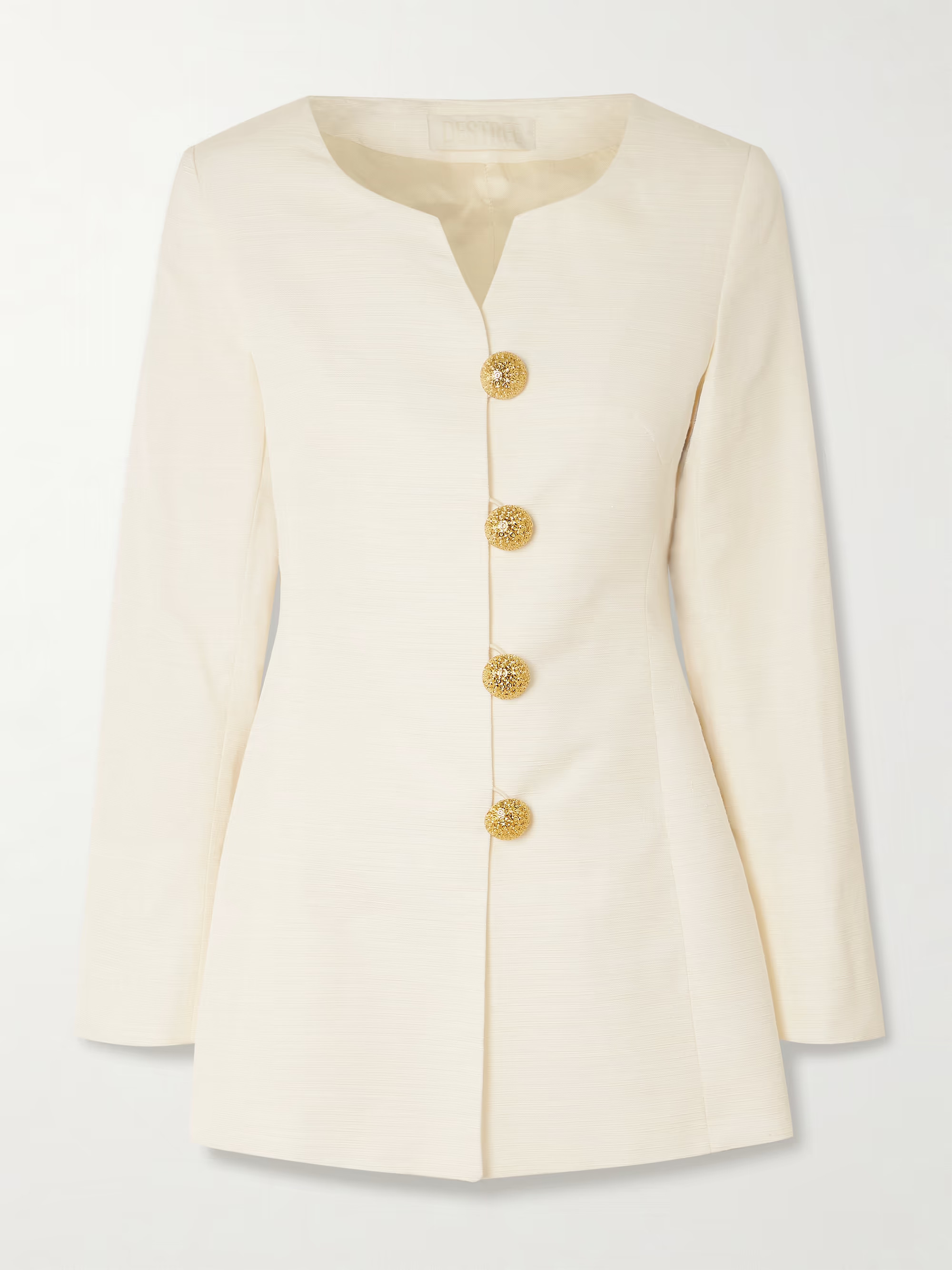 Claude embellished cotton-blend faille jacket | NET-A-PORTER (US)