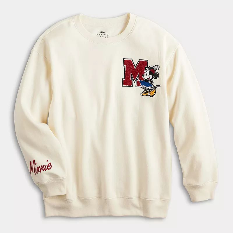 Disney's Mickey Mouse & Friends Juniors' Minnie Mouse Graphic Sweatshirt | Kohl's