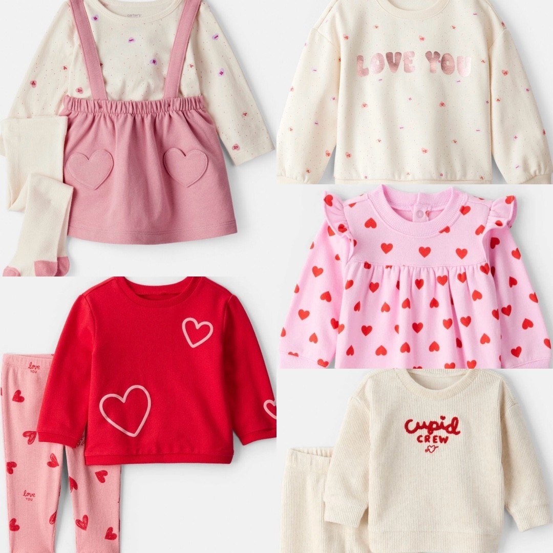 Baby girl Valentine outfit ideas 💗 Carter’s picks I’m loving. 
#carters #kidsfashion #valentinesoutfits

#LTKKids #LTKmomlife #LTKSeasonal