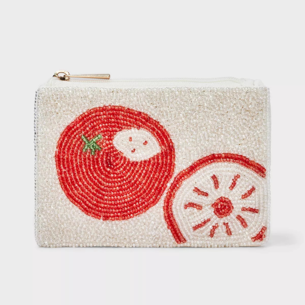 Beaded Tomato Zip Pouch - A New Day™ | Target