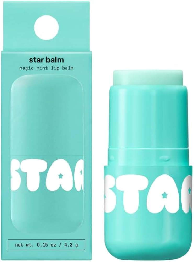 Starface Star Balm Magic Mint, Hydrating Lip Moisturizer with Shea Butter, Cocoa Butter, and Coco... | Amazon (US)