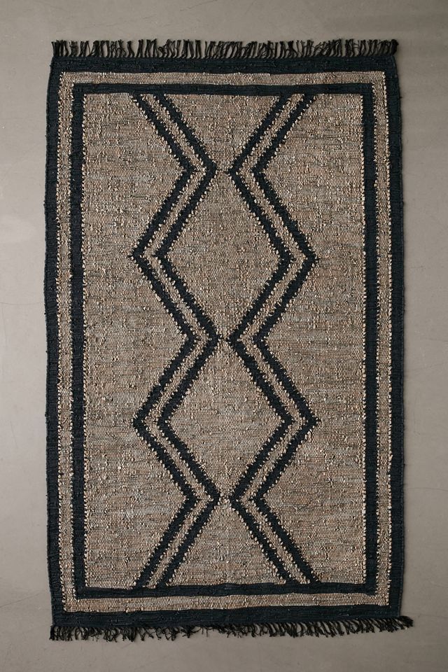Bodhi Handwoven Leather Rug | Urban Outfitters (US and RoW)