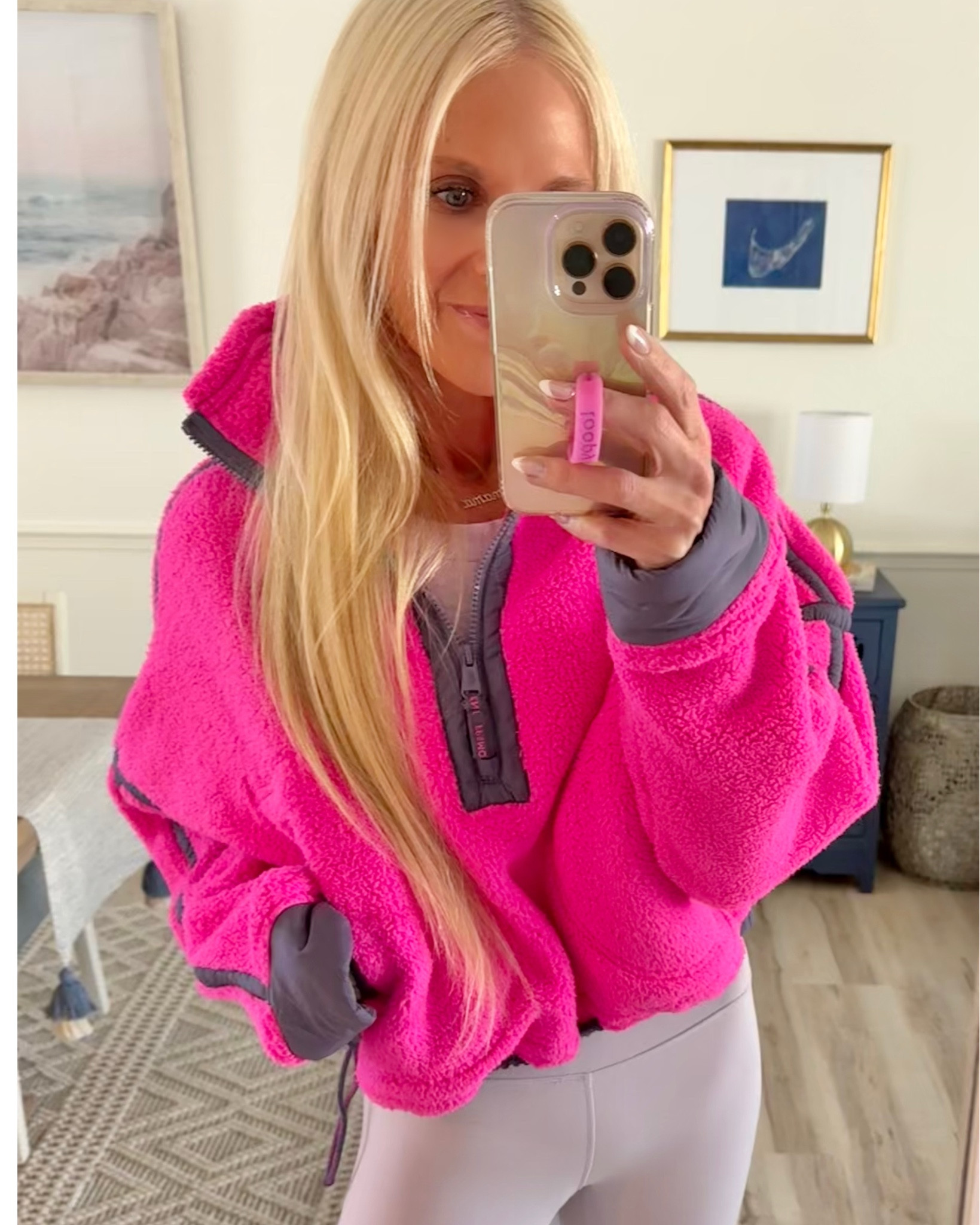 When it gets below 60 in Florida we all freeze. Lucky for me I ordered this cozy & warm fleece during the last cold snap so I’m prepared! Comes in a bunch of colors & mine (Fuschia Flirt) is on sale. Wearing XS.

#LTKstyletip #LTKfindsunder100 #LTKsalealert