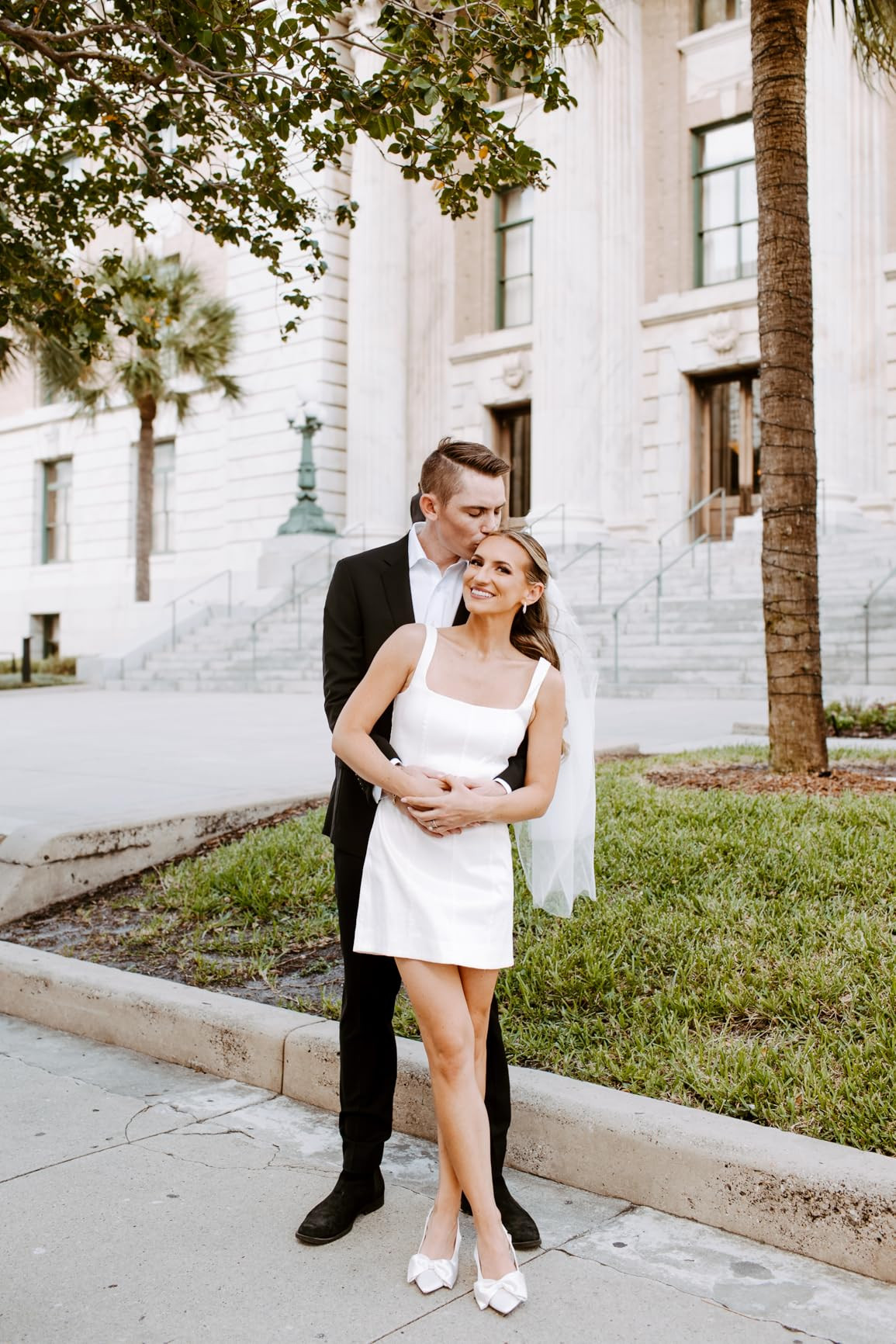 Amazon.com: Women's Bow Slingback Heels Pointed Toe Kitten Pumps Dress Shoes with Elastic Strap -... | Amazon (US)