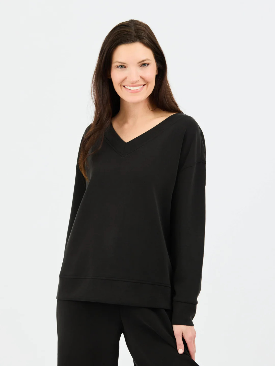 Hazel Top | Black | Mary Square